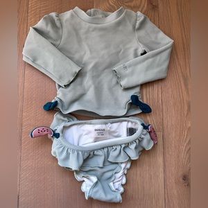 Donsje Amsterdam rash guard and bottom set- 12-18 Months